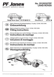 PF Jones 29190507PF Instructions De Montage