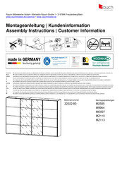 Rauch 22222.80 Instructions De Montage