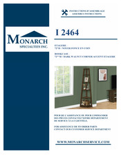 Monarch Specialties I 2464 Instructions D'assemblage