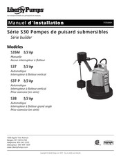 Liberty Pumps S37-P Manuel D'installation