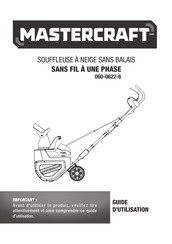 MasterCraft 060-0622-6 Guide D'utilisation