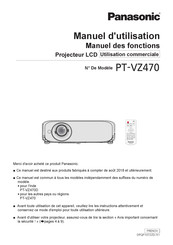 Panasonic PT-VX605N Manuel D'utilisation