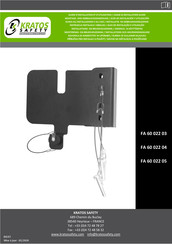 KRATOS SAFETY FA 60 022 05 Guide D'installation Et D'utilisation