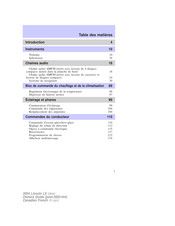 Lincoln LS 2004 Guide Du Propriétaire