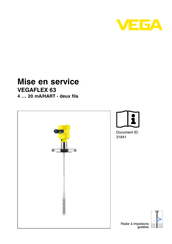 Vega VEGAFLEX 63 Mise En Service