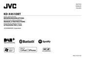 JVC KD-X451DBT Manuel D'instructions