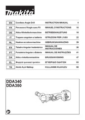 Makita DDA350ZJ Manuel D'instructions