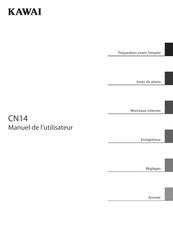 Kawai CN14 Manuel De L'utilisateur