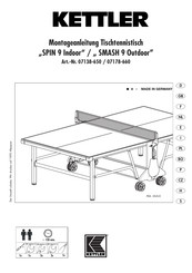 Kettler 07138-650 Instructions De Montage