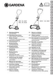 Gardena 400 C Mode D'emploi