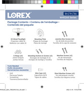 Lorex W452AS Serie Manuel D'instructions