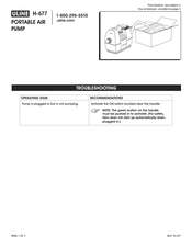 Uline H-677 Guide De Dépannage