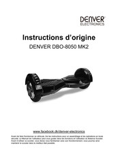 Denver Electronics DBO-8050 MK2 Instructions D'origine