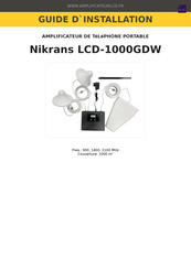 Nikrans LCD-1000GDW Guide D'installation