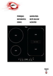 Whirlpool ACM 810/BF Notice