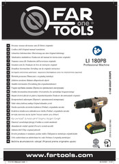 Far Tools One LI 180PB Notice Originale