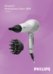 Philips Beauty Hydraprotect Salon 2000 HP4879 Mode D'emploi