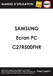 Samsung C27R500FHR Manuel D'utilisation