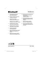 EINHELL TC-CG 3,6 Li Instructions D'origine