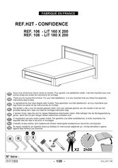 Gami CONFIDENCE H2T 106 Instructions De Montage