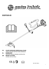 Elem Garden Technic DCBT33D-2S Traduction Des Instructions Originales