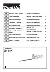 Makita DUH607 Manuel D'instructions