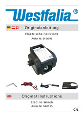 Westfalia 34 06 95 Instructions Originales