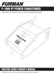 Furman P-1800 PF R Guide De L'utilisateur