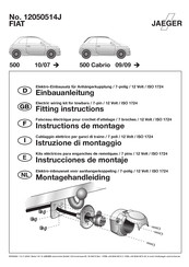 Jaeger 12050514J Instructions De Montage