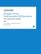 Sub-Zero DEU1550BAR Guide D'utilisation Et D'entretien