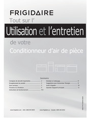 Frigidaire FRA084KT7 Utilisation Et L'entretien