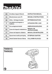 Makita TW002G Manuel D'instructions