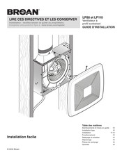 Broan LP80 Guide D'installation