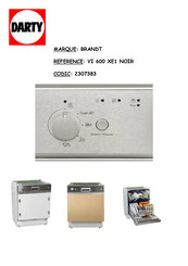 Brandt VI 600 XE1 Guide D'utilisation