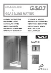 RAVAK GLASSLINE GSD3 Instructions De Montage