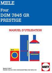 Miele DGM 7845 Mode D'emploi Et Instructions De Montage