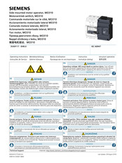 Siemens 3VA9117-0HB 0 Serie Notice D'utilisation