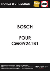 Bosch CMG9241 1 Série Manuel D'utilisation Et Notice D'installation