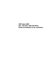 Eaton 9395-300 Guide D'installation Et De L'utilisateur