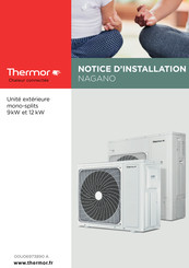 Thermor NAGANO 12000W Notice D'installation