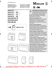 Moeller EASY620-DC-TE Notice D'installation