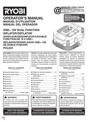 Ryobi ONE+ PCL031 Manuel D'utilisation