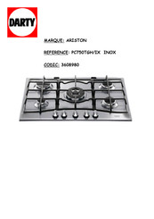 Hotpoint Ariston PC750TGH/IX INOX Mode D'emploi