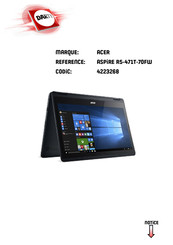 Acer Aspire R14 Manuel D'utilisation