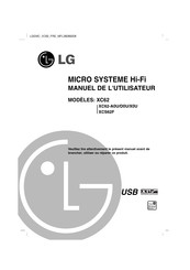 LG XC62-A0U Manuel De L'utilisateur