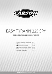 Carson EASY TYRANN 225 SPY 500507087 Avertissement De Sécurité