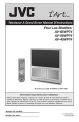 JVC I'Art Pro AV-65WP74 Manuel D'instructions