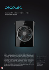 cecotec READYWARM 2070 MAX FORCE BLACK Manuel D'instructions