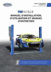 twin busch TW 236 PE Manuel D'installation, D'utilisation Et D'entretien