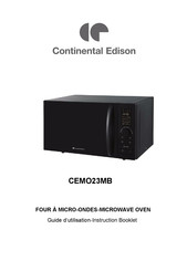 CONTINENTAL EDISON CEMO23MB Guide D'utilisation